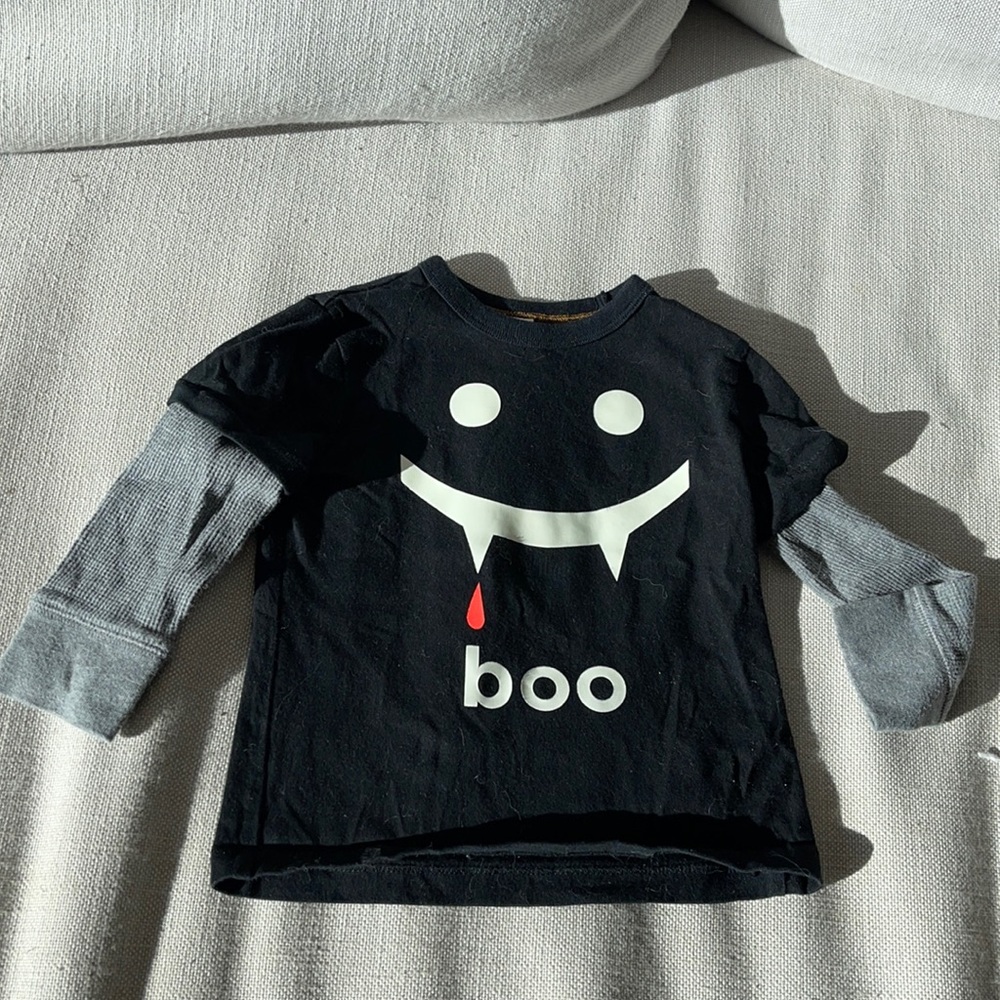 Baby Gap Boys Halloween “Boo” Tee Shirt